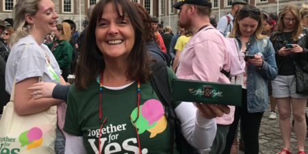 After Eight had the perfect response to the lady giving out their chocolates at yesterday’s repeal crowd
