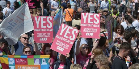 Thousands march at same-sex marriage rallies in Northern Ireland