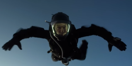 WATCH: Tom Cruise pulls off a death-defying stunt while filming Mission: Impossible Fallout