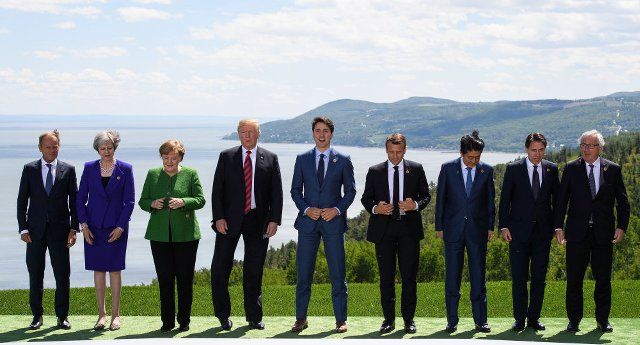 Donald Trump G7 summit photo