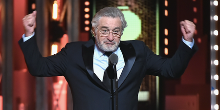 Robert De Niro shouts “f*ck Trump” live on TV at the Tony Awards