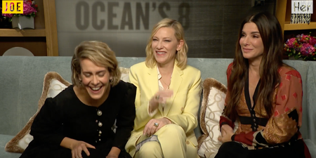 WATCH: Sandra Bullock, Cate Blanchett and Sarah Paulson all hilarously attempt to do an Irish accent