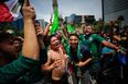 Mexican fans bring cardboard cutout of their mate who wasn’t able to go to the World Cup