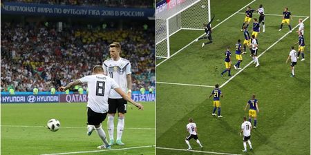 Toni Kroos’ shifting of the angle on his incredible free kick cost one unlucky punter almost €6,000