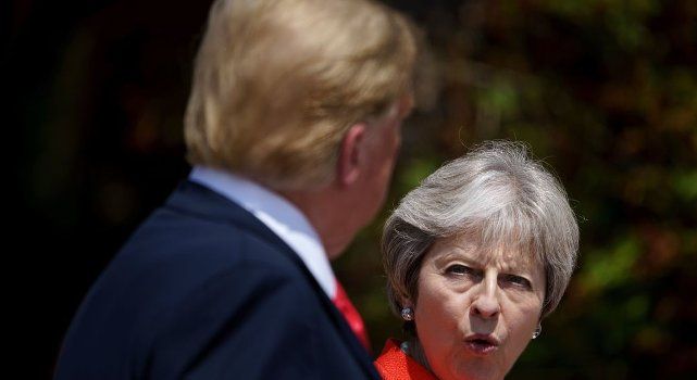 Donald Trump Thersa May Brexit