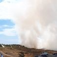 PHOTOS: Irish beach evacuated as fire breaks out on sand dunes