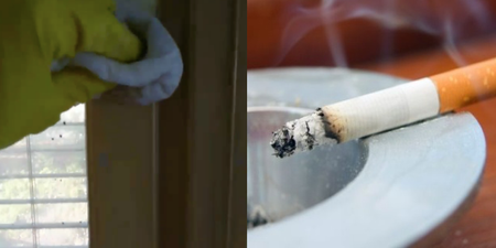 Here’s what thirty years of smoking indoors looks like on your furniture