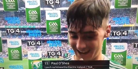 Kerry minor footballer drops unfortunate F-bomb during live man-of-the-match interview