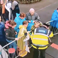 RTÉ captured this lovely moment between a Garda and the public at the Pope’s visit in Knock