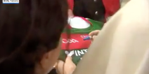 Pope Francis has just signed a Mayo GAA jersey