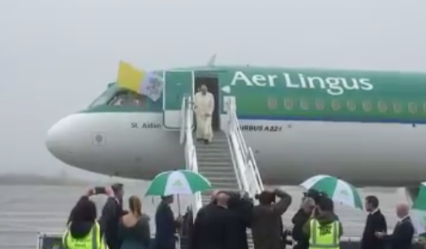 why Pope Francis will be leaving Ireland on an Aer Lingus plane