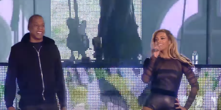 WATCH: Beyoncé and Jay-Z concert ends abruptly as dancers tackle stage invader