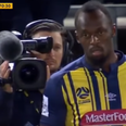 WATCH: Usain Bolt makes his professional football debut in Australia