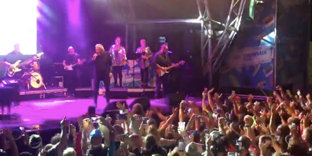 WATCH: Johnny Logan singing ‘Hold Me Now’ at Electric Picnic had everyone going wild