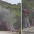 WATCH: Irish rally driver escapes unharmed as car catches fire in WRC in Turkey