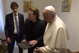 WATCH: Bono met Pope Francis, spoke to him about clerical abuse