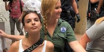 Amy Schumer and Emily Ratajkowski arrested at Kavanaugh protests in the US