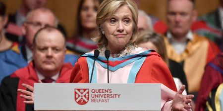 Hillary Clinton’s speech in Belfast appears to have some glaring inaccuracies