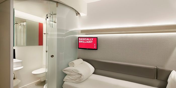 pod-style hotel rooms