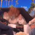 WATCH: Diddy had the absolute sh*t scared out of him by a clown on The Ellen Show