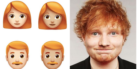 The ginger emojis are finally here for iPhone users
