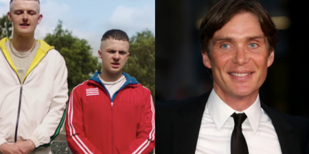 There is a huge love-in between Cillian Murphy and The Young Offenders stars
