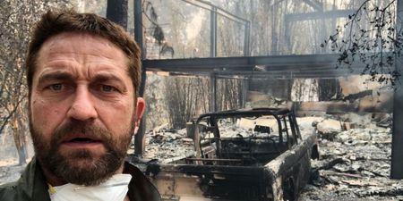 WATCH: Gerard Butler shares images and video of his home destroyed in California wildfire