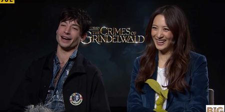 WATCH: Ezra Miller and Claudia Kim talk about how much J.K. Rowling tells the cast about future of Fantastic Beasts