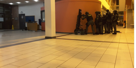 WATCH: Gardaí carried out a major emergency training exercise in DCU on Friday night