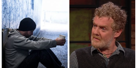 Glen Hansard was extremely critical of the Government and their handling of the homeless crisis