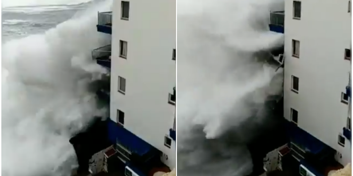 Tenerife waves footage