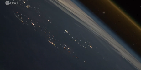 This time-lapse video from space of a rocket being launched is fantastic viewing