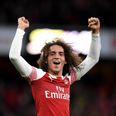 WATCH: Matteo Guendouzi celebrates with Arsenal fans after North London derby win