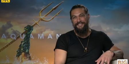 EXCLUSIVE: Jason Momoa on working in wet jeans and being mistaken for a drag queen in Belfast