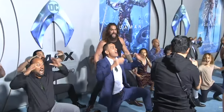 WATCH: Jason Momoa doing a haka on the red carpet is absolutely excellent