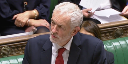 Jeremy Corbyn announces immediate intention to put forward a motion of no confidence in Theresa May