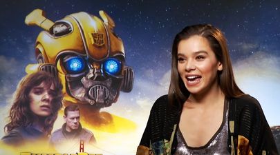 Bumblebee star Hailee Steinfeld loved spending time with a “screaming” Domhnall Gleeson