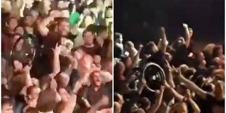 WATCH: Damien Dempsey fan that’s crowdsurfing in his wheelchair is just pure joy