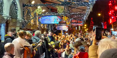 WATCH: Damien Rice, U2, Imelda May and more perform at Dublin’s annual Christmas Eve busking session