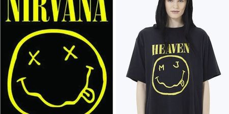 Nirvana are suing Marc Jacobs for allegedly lifting their smiley face design