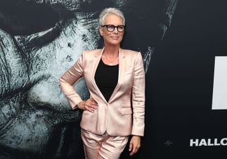 Jamie Lee Curtis is not pleased with one person’s antics at the Golden Globes