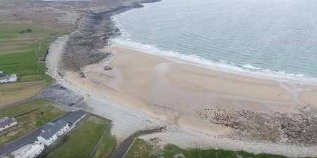 Achill Island beach which reappeared after 30 years disappears again after storms