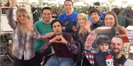 Cast of The Big Bang Theory send lovely messages to Dublin child with terminal cancer