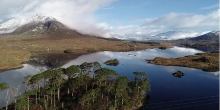 WATCH: Stunning drone footage of Connemara following recent snowfall