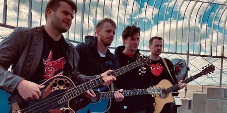 Picture This launch new album from the top of The Empire State Building