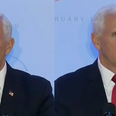 WATCH: Mike Pence waiting for applause in the most excruciating speech you’ll ever see