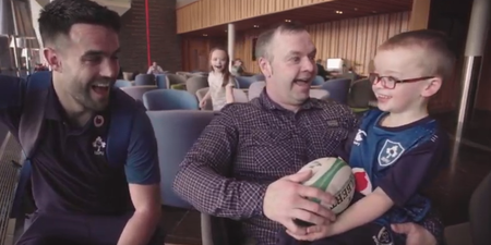 WATCH: Young Irish rugby fan meets the team in lovely video