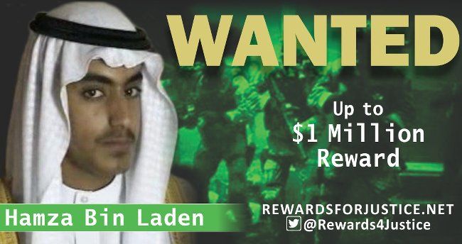 Hamza Bin Laden million dollar reward