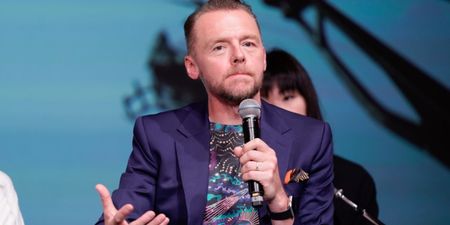 PIC: Simon Pegg shows off dramatic body transformation for new film
