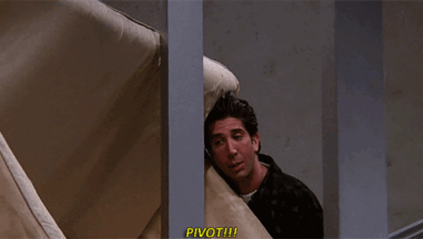 Courtney Cox recreates iconic Friends scene while moving furniture